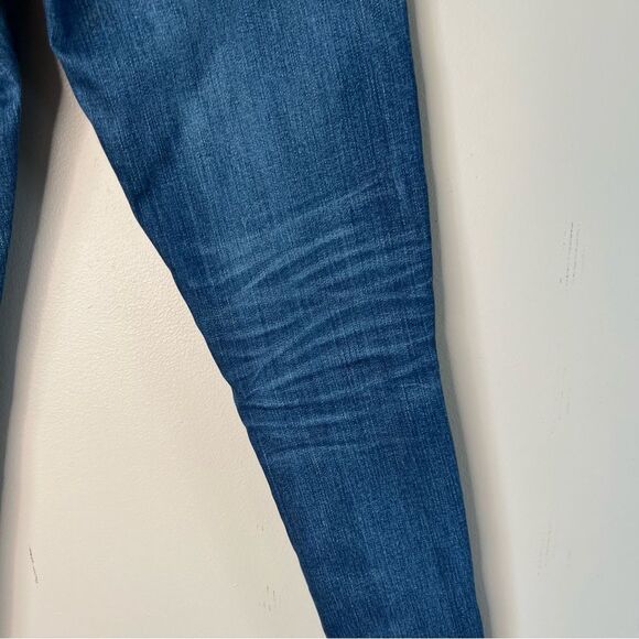 Madewell High-Riser Skinny Distressed Ripped Medium Wash Boot Jeans Size 28 Tall - Picture 10 of 15